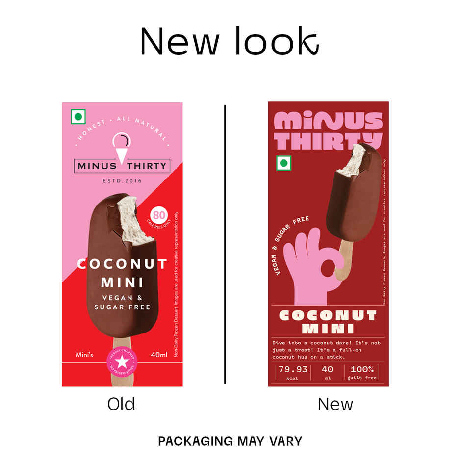 MINUS THIRTY Coconut Mini Stick Vegan & Sugar Free