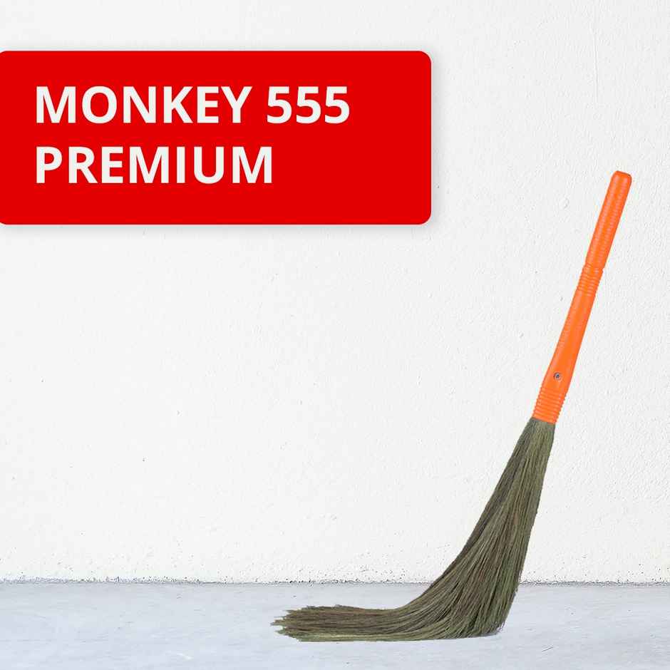 Monkey 555 Premium Plastic Natural Grass Broom