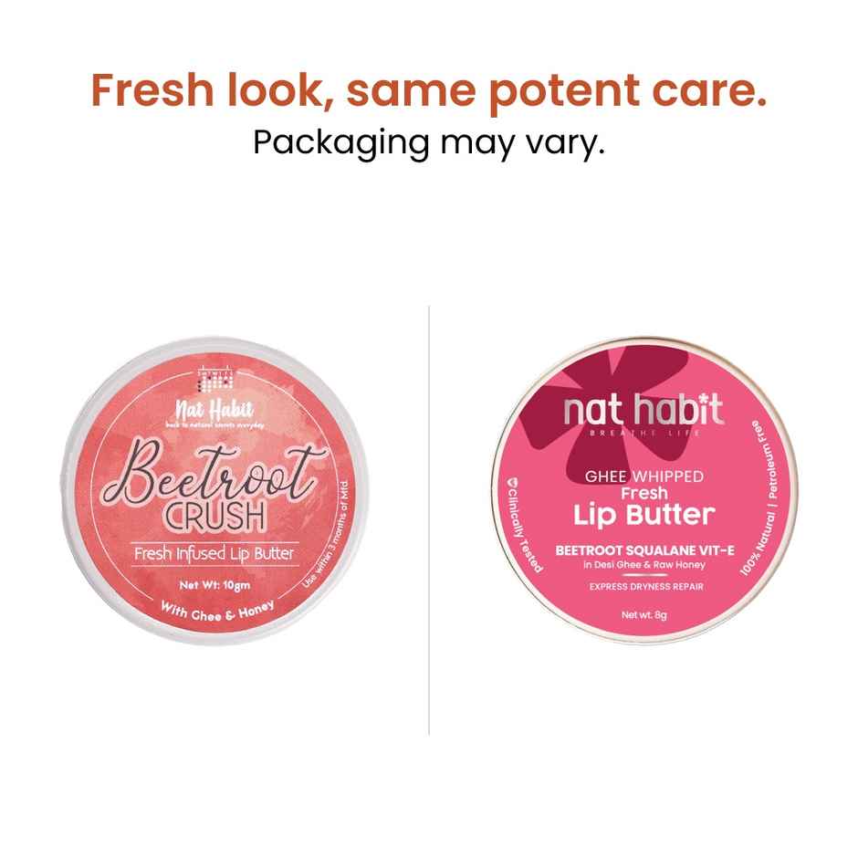 Nat Habit Beetroot Lip Balm For Lip Brightening & Pigmentation