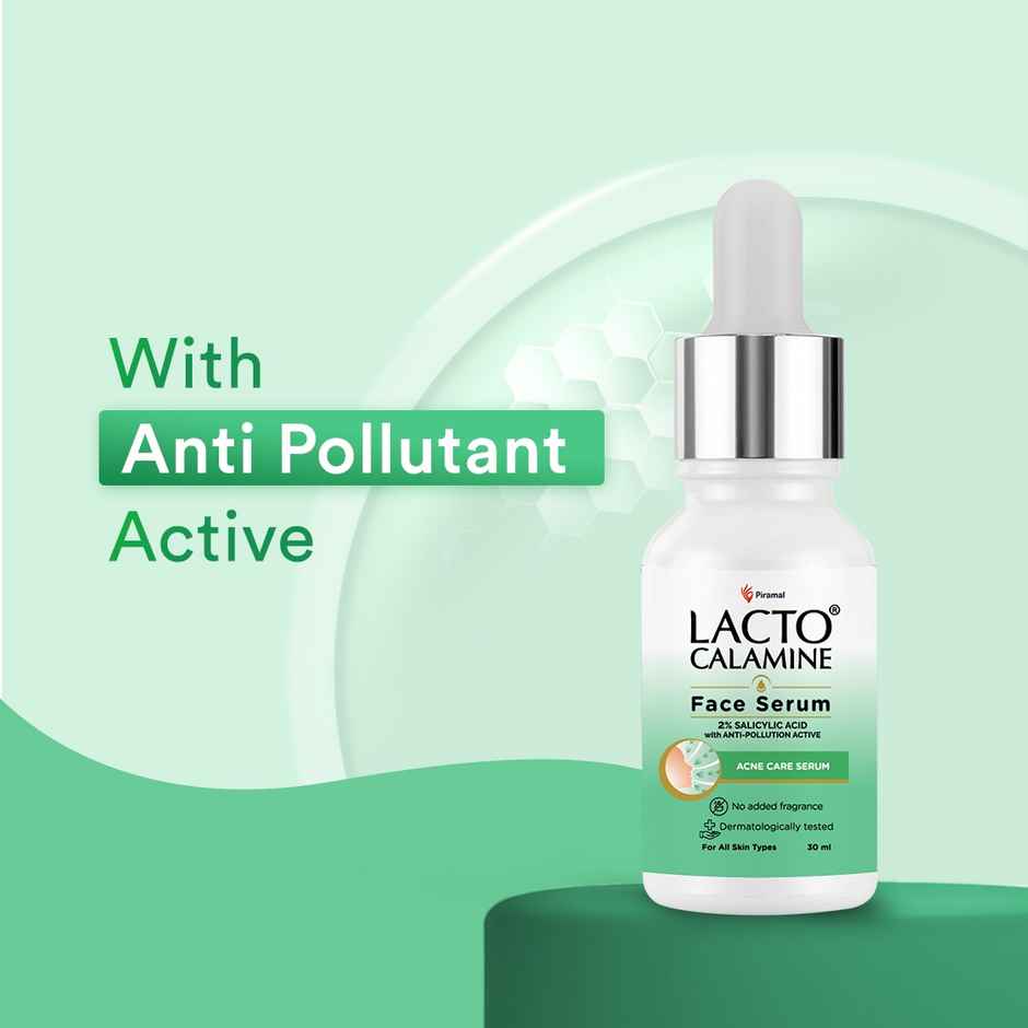 Lacto Calamine 2% Salicylic Acid Face Serum, For Fighting Acne & Acne Marks. Suitable