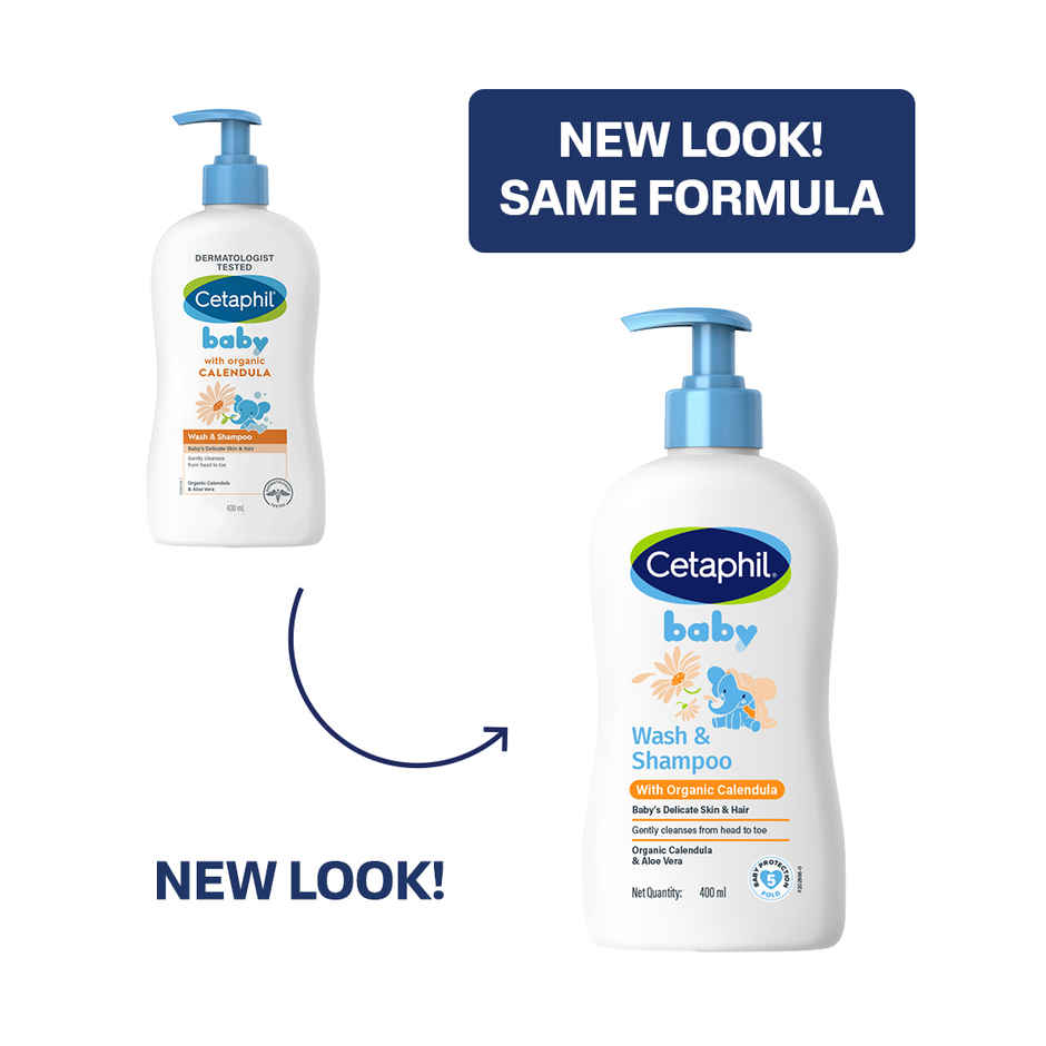 Cetaphil Baby Wash & Shampoo With Organic Calendula