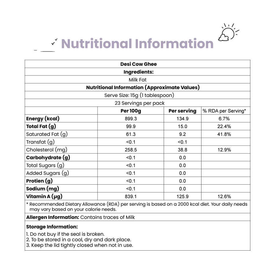Sid's Farm Desi Cow Ghee