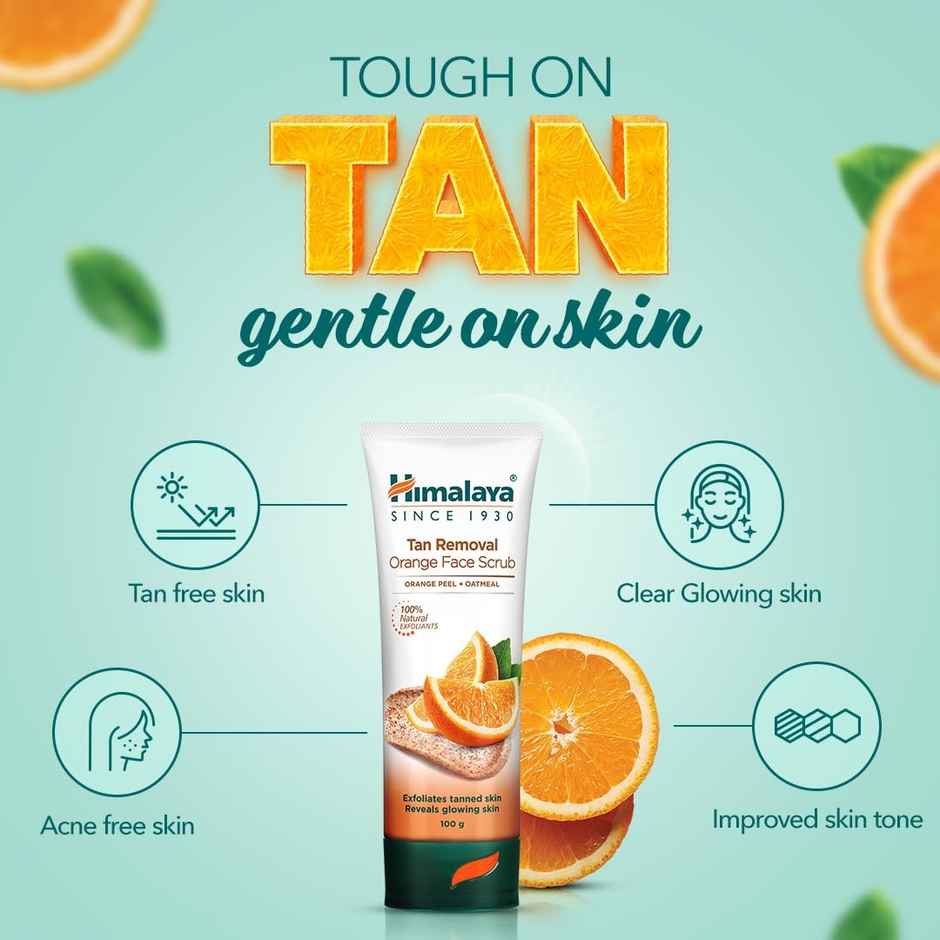 Himalaya Wellness Company Tan Removal Orange Face Scrub