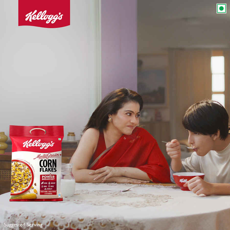 Kellogg's Multigrain Plus Corn Flakes | Power of 5 Grains | 6 Vitamins