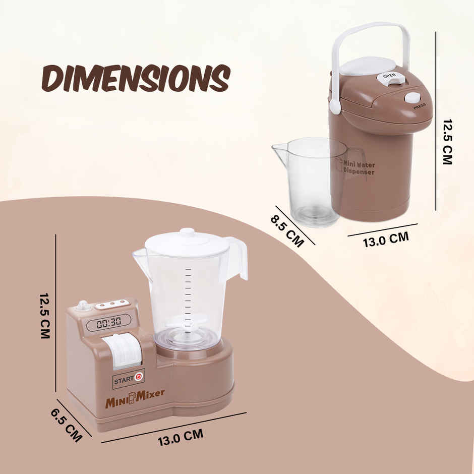 Anz Toy Brown Mixer & Water Dispenser Ph 9424