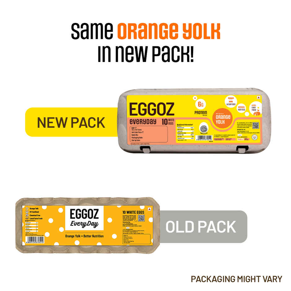 Eggoz Everyday White Farm Fresh Eggs