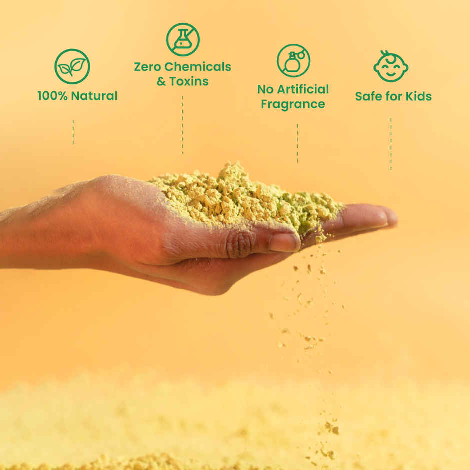 Nat Habit Natural Organic Holi Color Gulal | Green | Neem Mauj