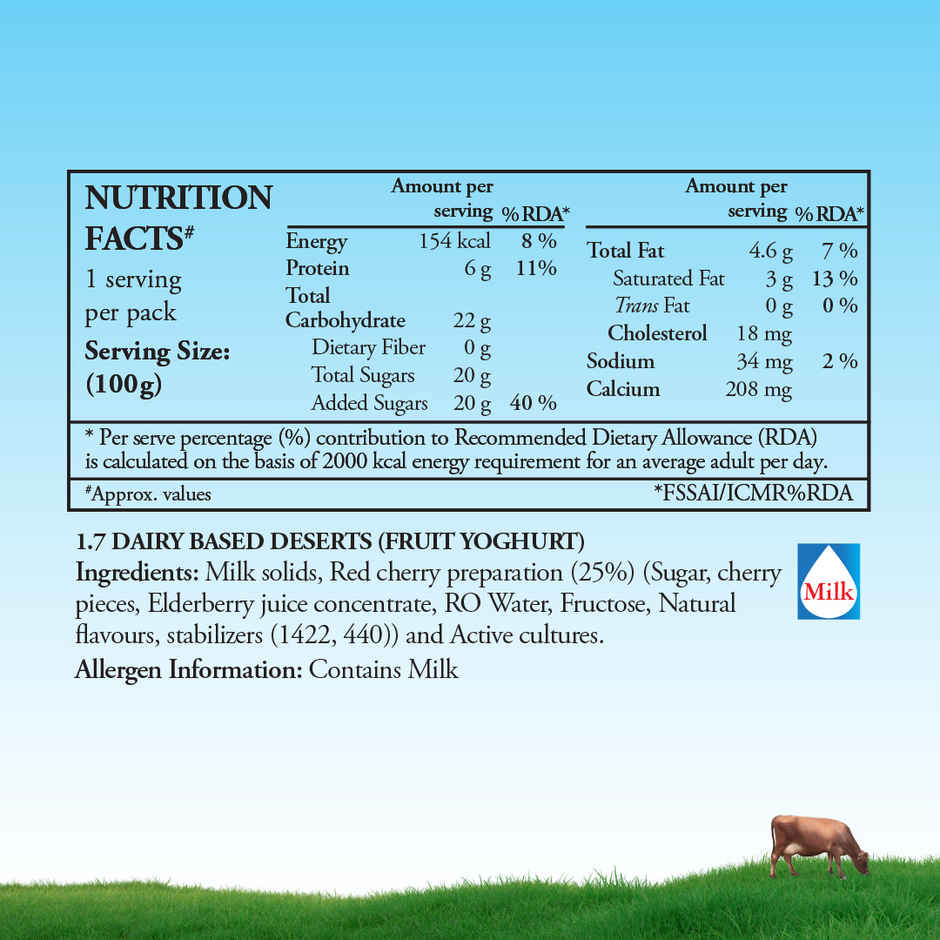 Hatsun Greek Yoghurt Red Cherry Combo