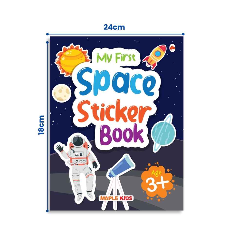 My First Sticker Book | Space | Activity Book for Kids with 45+ Stickers | Age 3+ Years