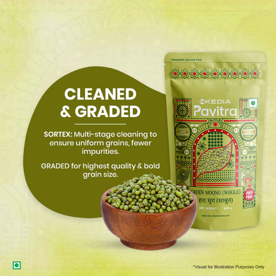 Kedia Pavitra Green Moong | Whole