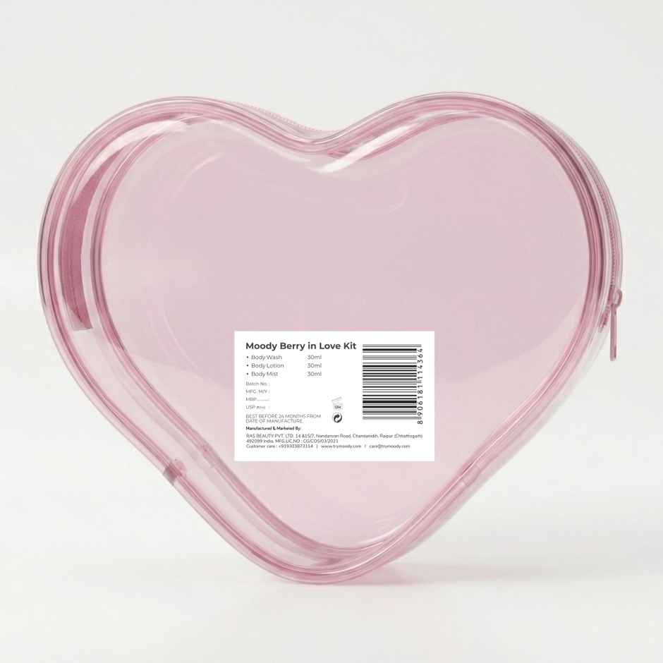Moody Strawberry Love Kit | Body Wash, Body Lotion & Body Mist