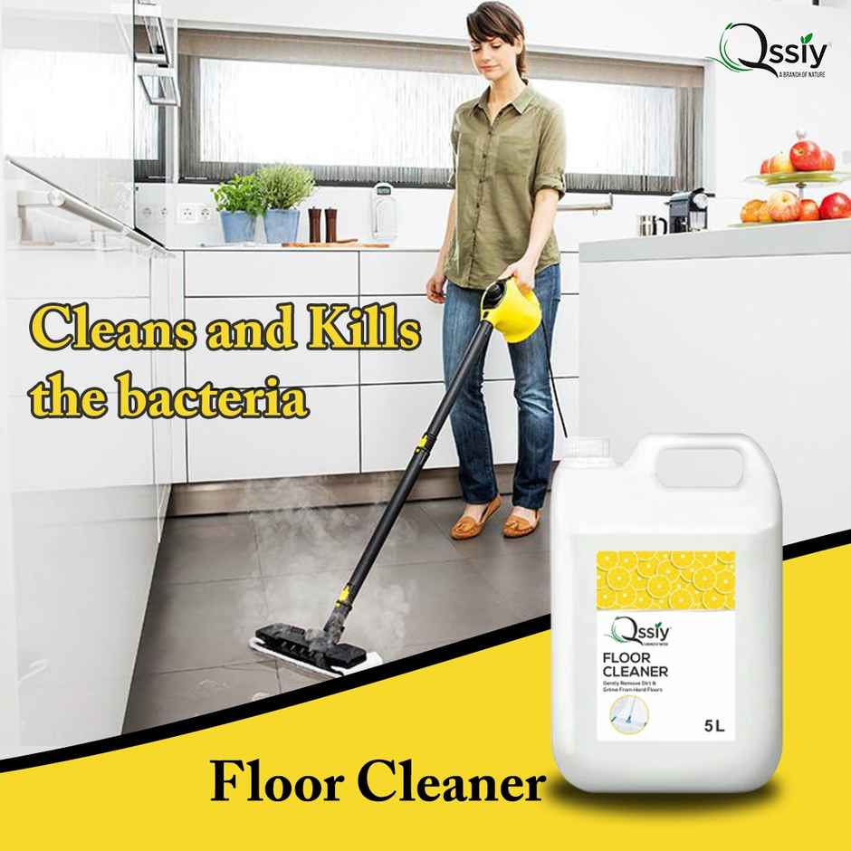 Qssiy Lemon Floor Cleaner Liquids | Bathroom Surface Cleaning Liquid