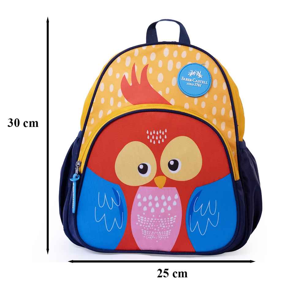 Faber Castell-School Bag- Pp1- Owl - 3Yrs + Yellow