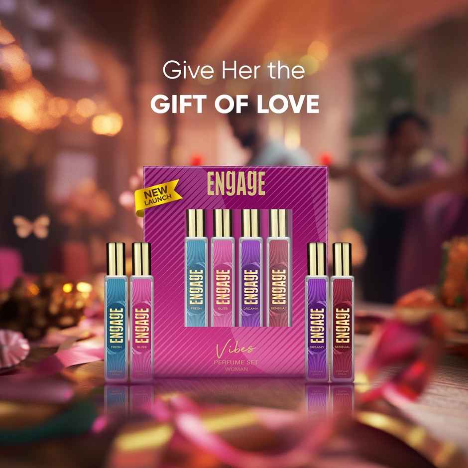 Engage Vibes Perfume Spray Set For Women | Long-Lasting Fragrance