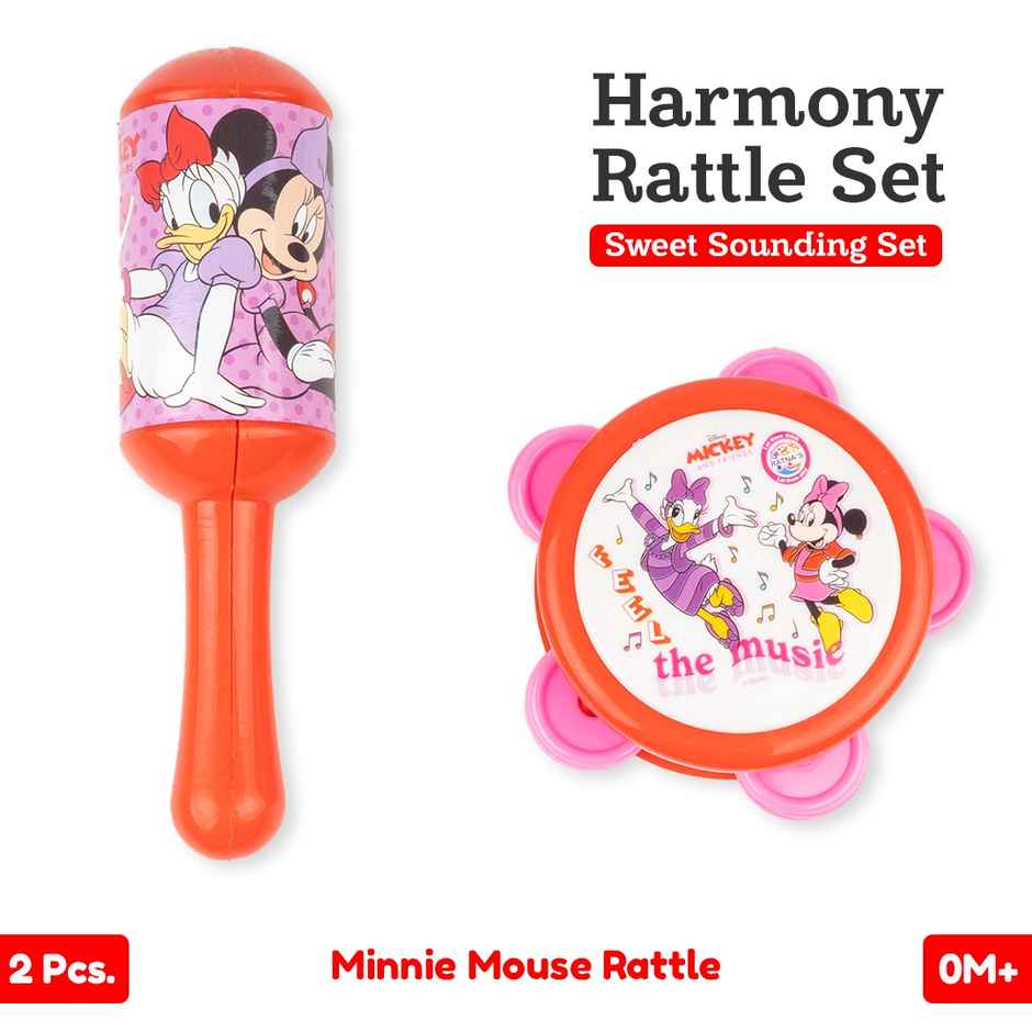 Ratna's Disney Harmony Rattle Set | Minnie Mouse | Assorted