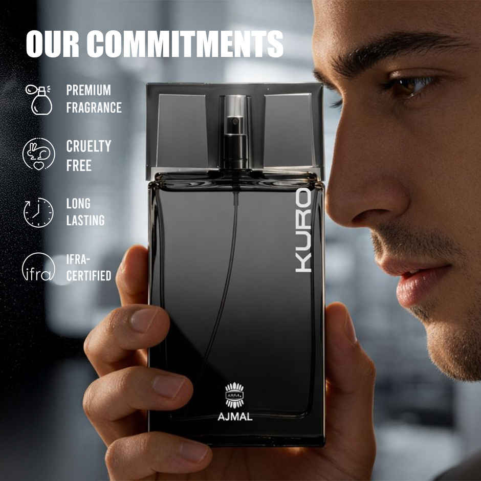 Ajmal Kuro Edp Ml Long Lasting Scent Spray Fresh Perfume Gift For Men