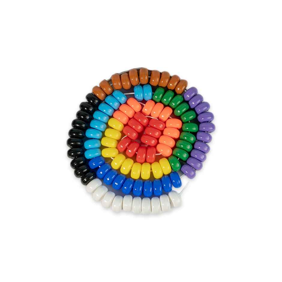 Ratna's Rainbow Jumbo Beads 100 Beads | Assorted