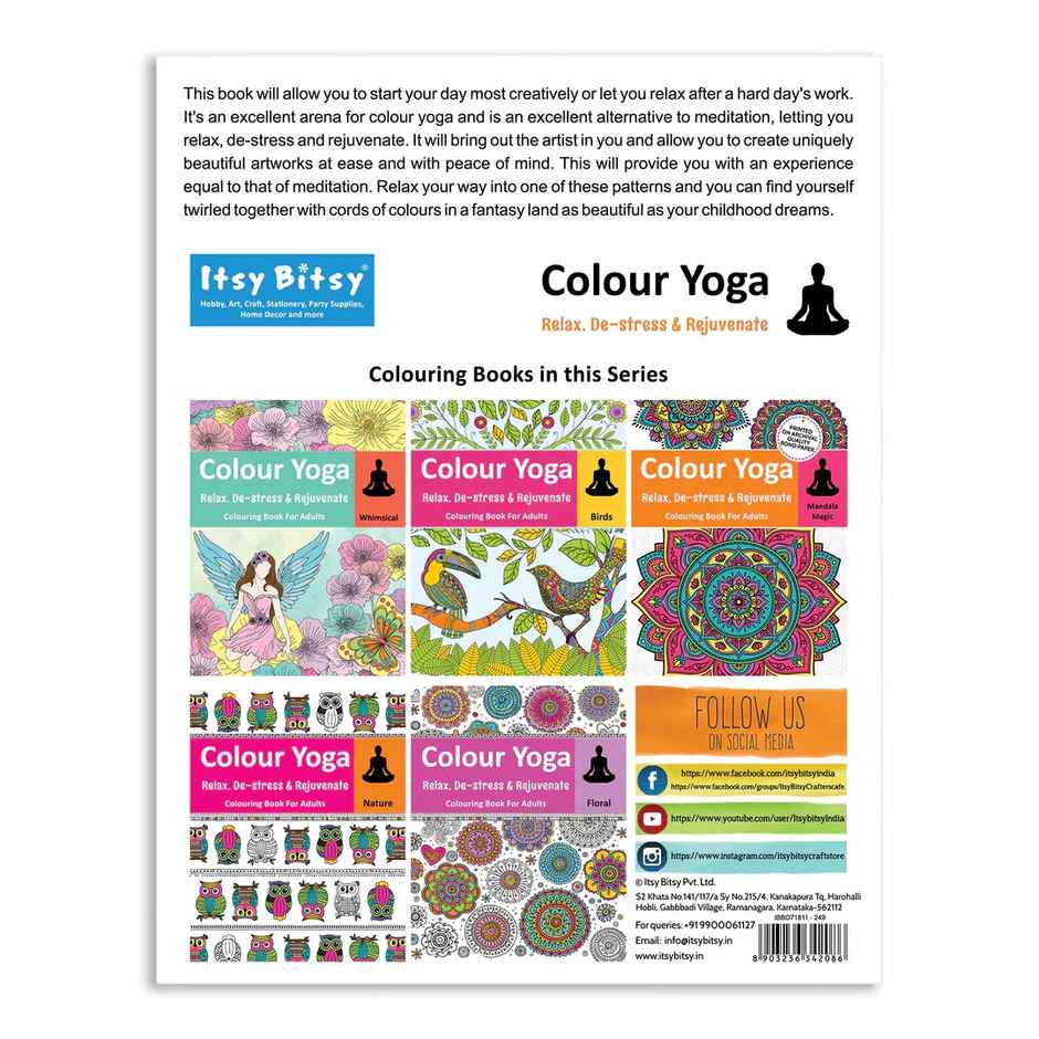 Itsy Bitsy Colouring Book Art of India Spot Glossy Finsh 1book Lb