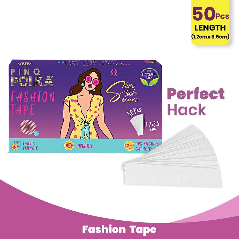 Pinq Polka Fashion Tape Double Sided-Transparent
