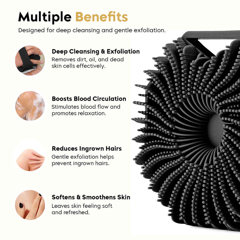 Multibrite Silicone Body Scrubber