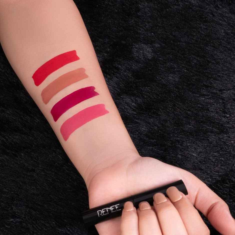 Renee Very Matte Pack Of 4 Matte Lipsticks | Long-Lasting Color