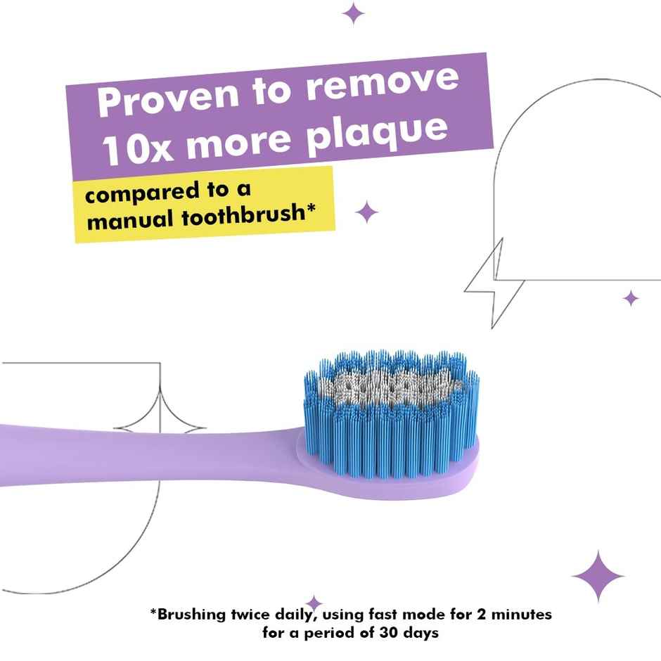 Perfora Lilac Lavender Brush Heads