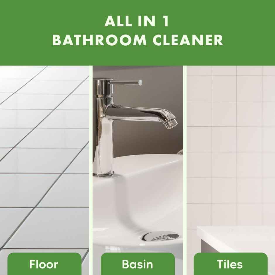 Kleenest Rose Fragrance Plant-Based Bathroom Cleaner and Toilet Cleaner