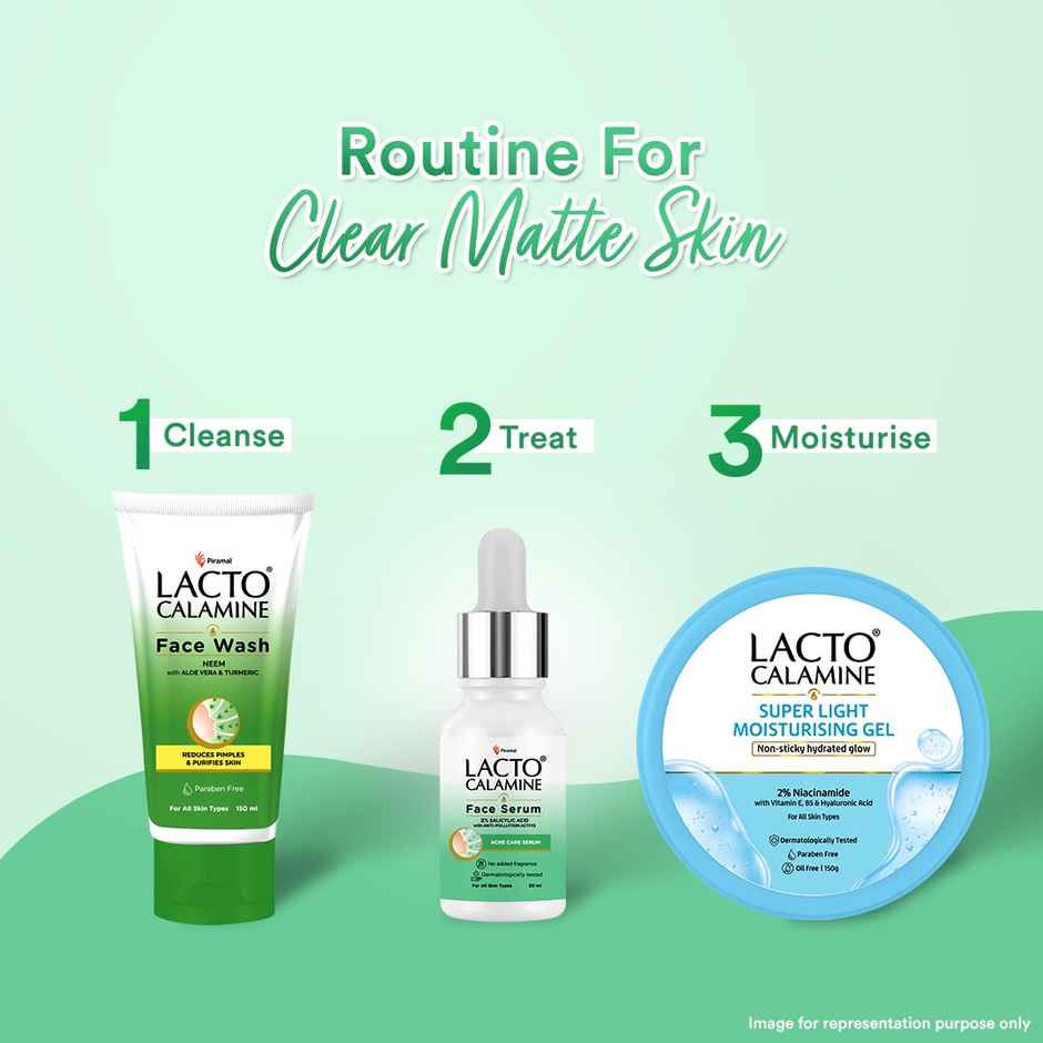 Lacto Calamine 2% Salicylic Acid Face Serum, For Fighting Acne & Acne Marks. Suitable