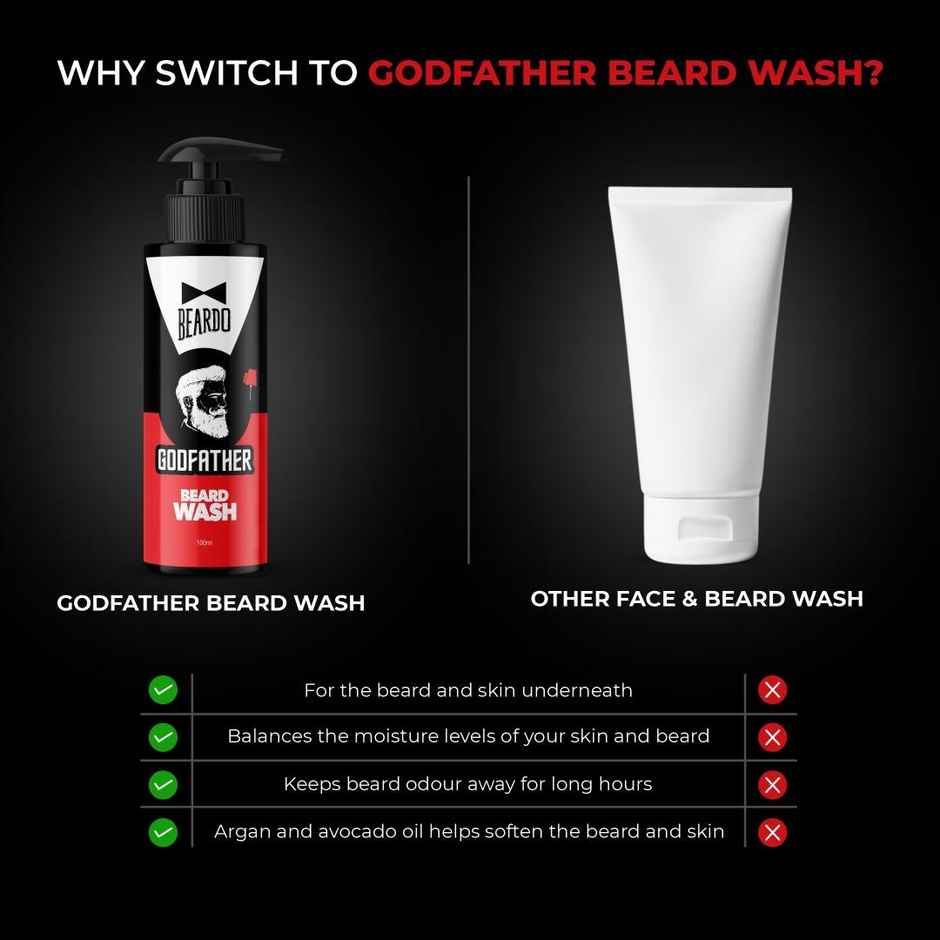 Beardo Men Godfather Beard Wash