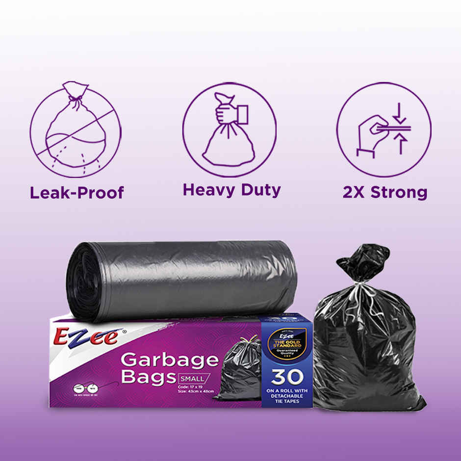 Ezee Garbage Bags | Small - 17x19 Inches