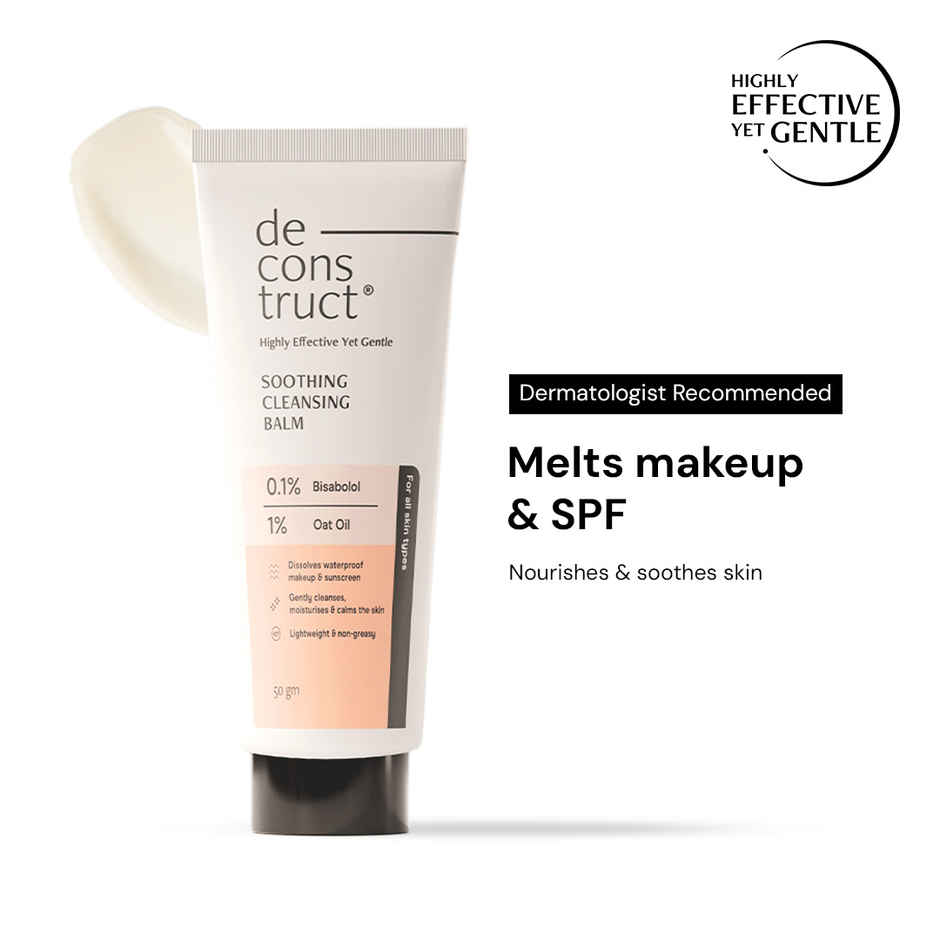 Deconstruct Soothing Cleansing Balm | With Bisabolol & Oat Oil | Removes Waterproof Makeup