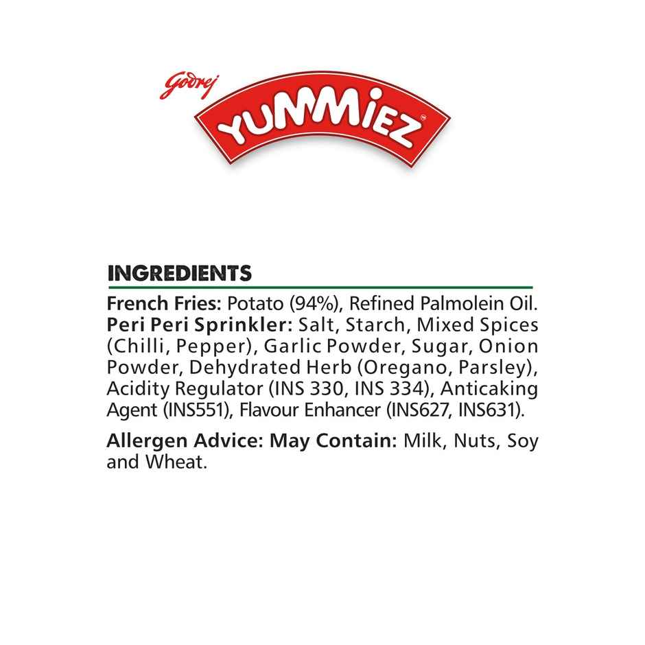 Godrej Yummiez Peri Peri French Fries | Crispy & Spicy