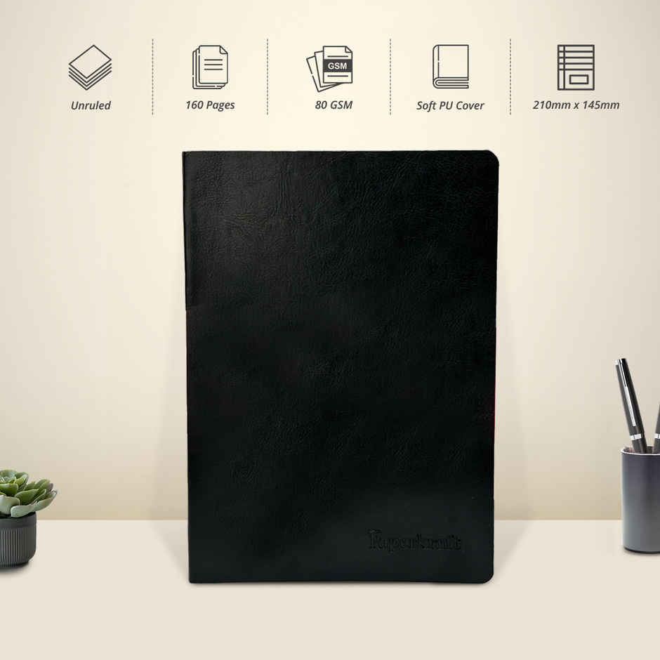 Paperkraft Signature Series | Soft Pu |size 210mm X 145mm | Ruled | 160 Pages