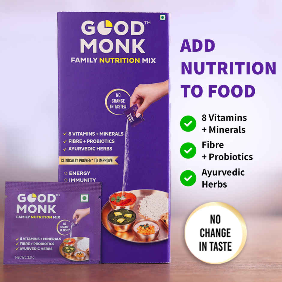 Good Monk Vitamin&Probiotic Mix for Energy & Gut Health | 30 Sachets