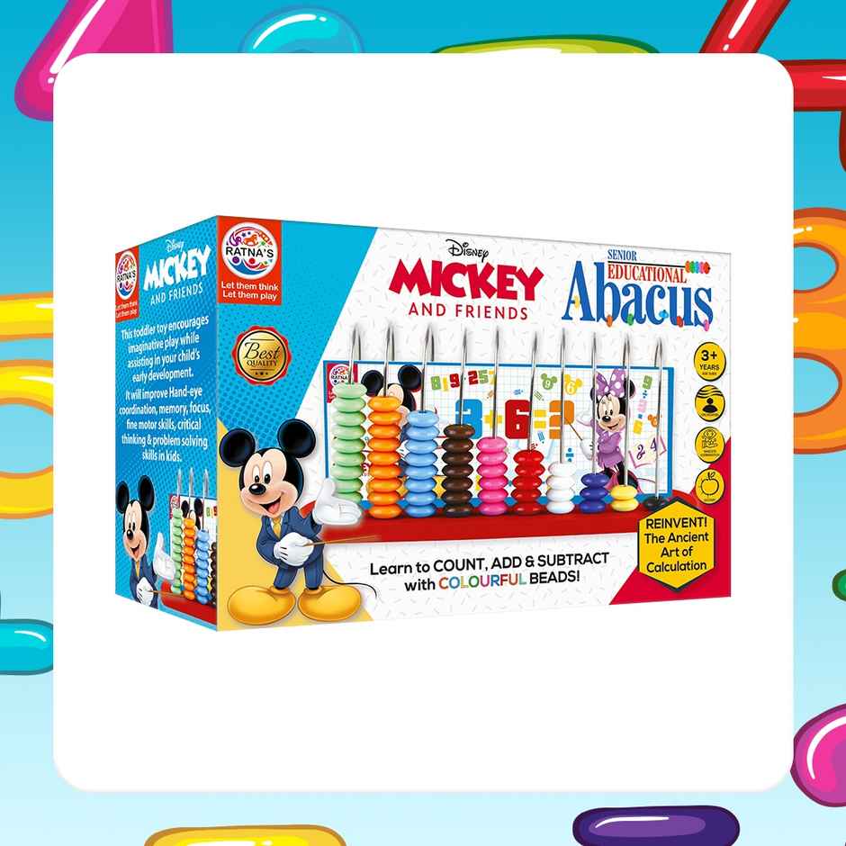 Ratna's Mickey & Friends Educational Abacus Sr.