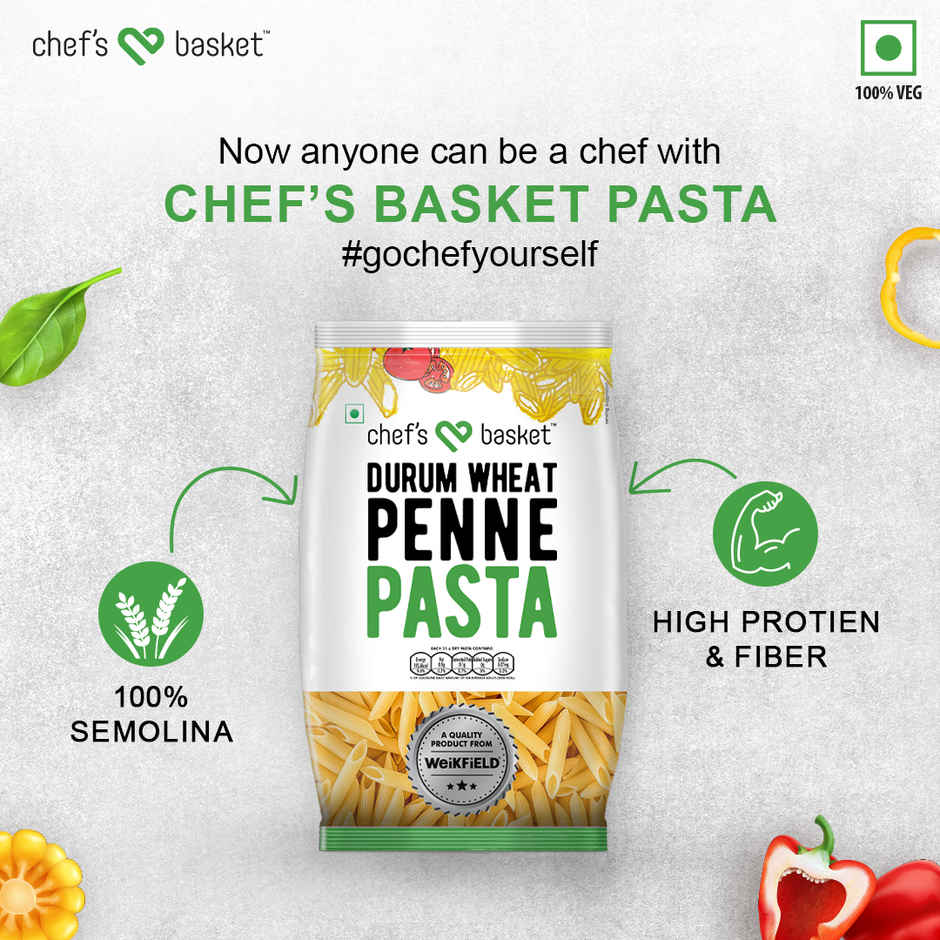 Chef's Basket - Durum Wheat Penne Pasta Pouch Combo
