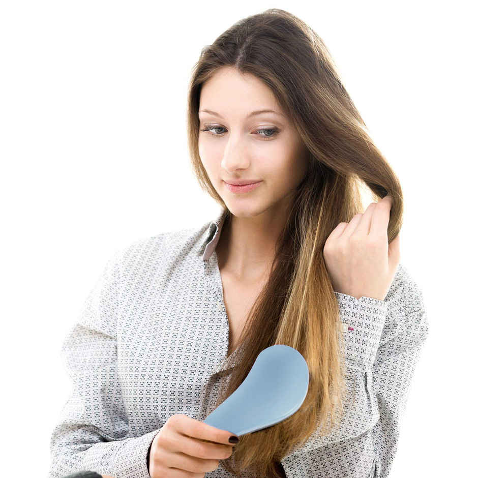 Gleva Detangler Hair Brush for Curly Wavy & Straight Hair Flexible Bristles For Unisex