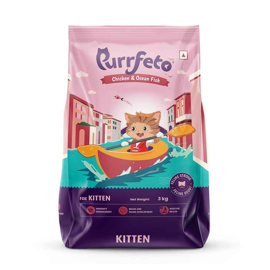 Purrfeto Dry Cat FOOD Chicken And Ocean Fish | Kitten FOOD
