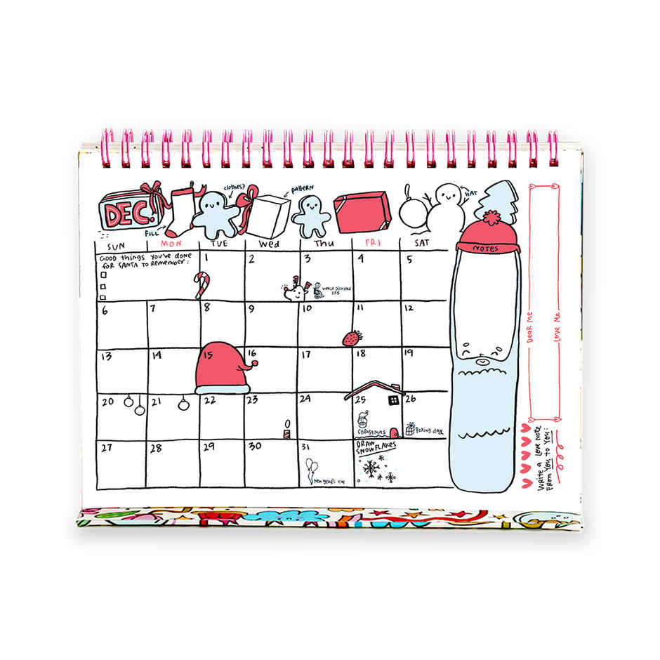 Alicia Souza 2026 Calendoodler 2-in-1 Desk Calendar