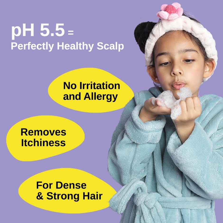 Bare Anatomy Junior Gentle Cleansing Shampoo For Kids Tear Free & Hypoallergenic Ph 5.5