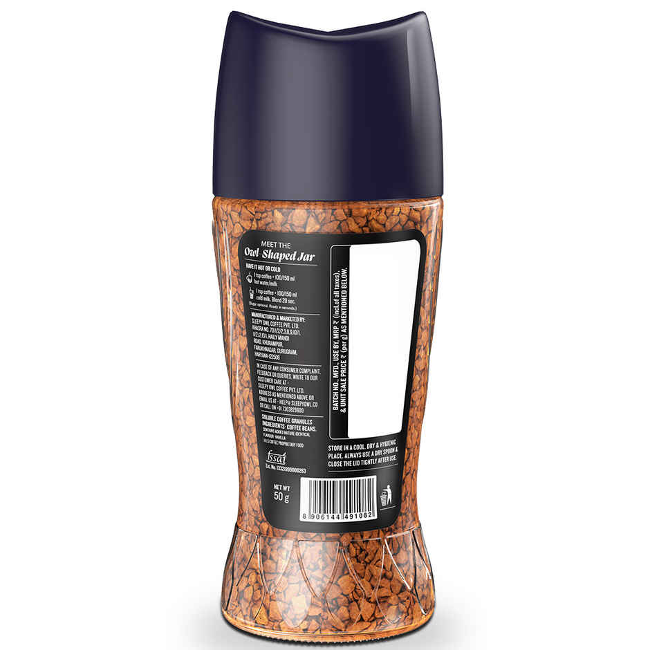 Sleepy Owl Premium Instant Coffee French Vanilla