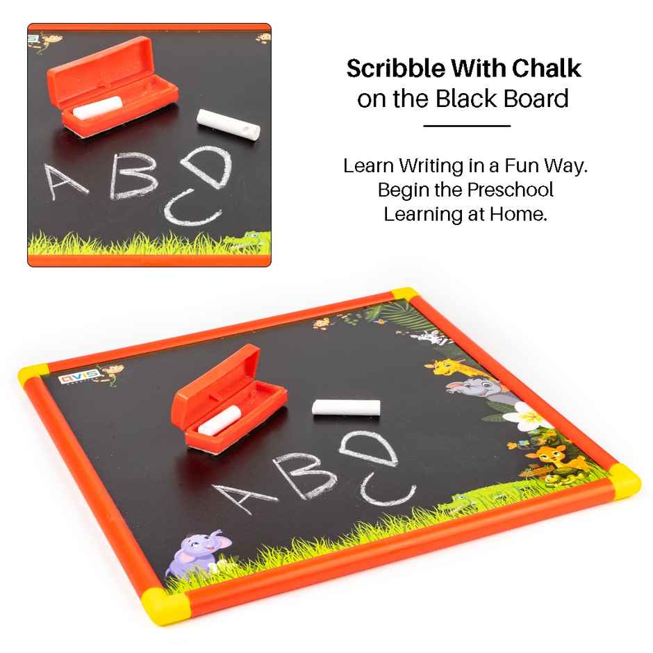 Ratna's Scribble Slate Junior| Slate & Chalk | Assorted
