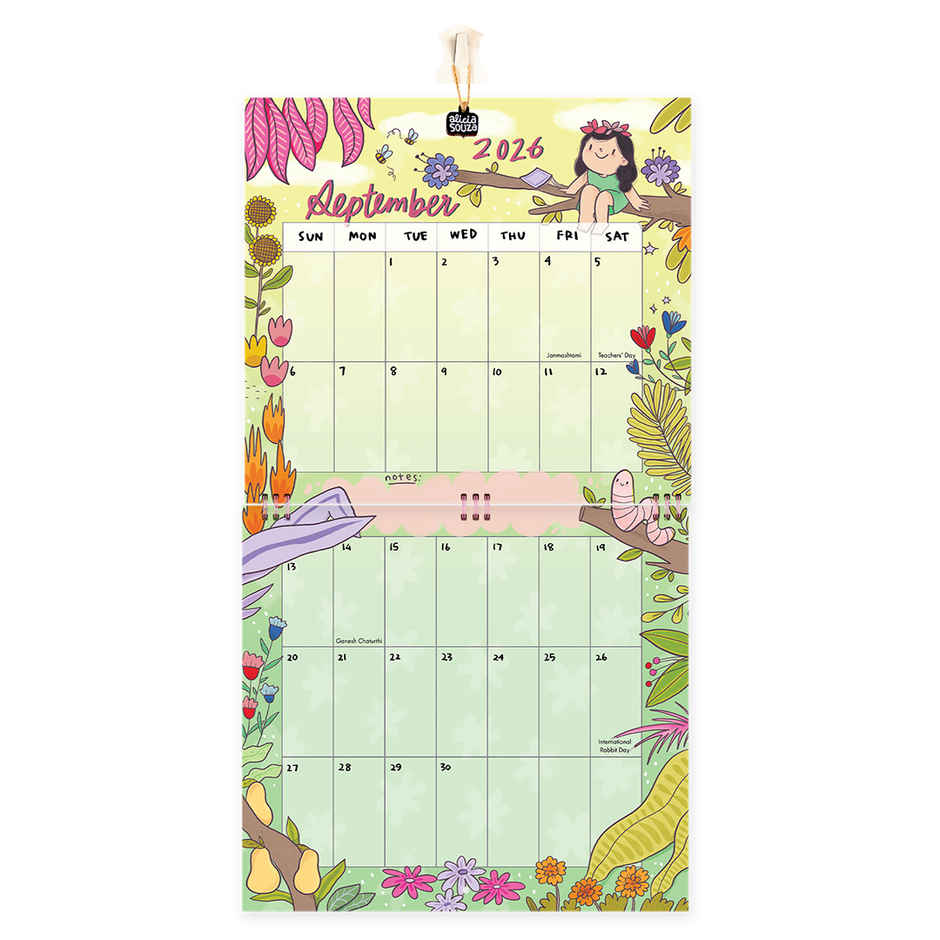 2026 Everyday Happy Wall Calendar