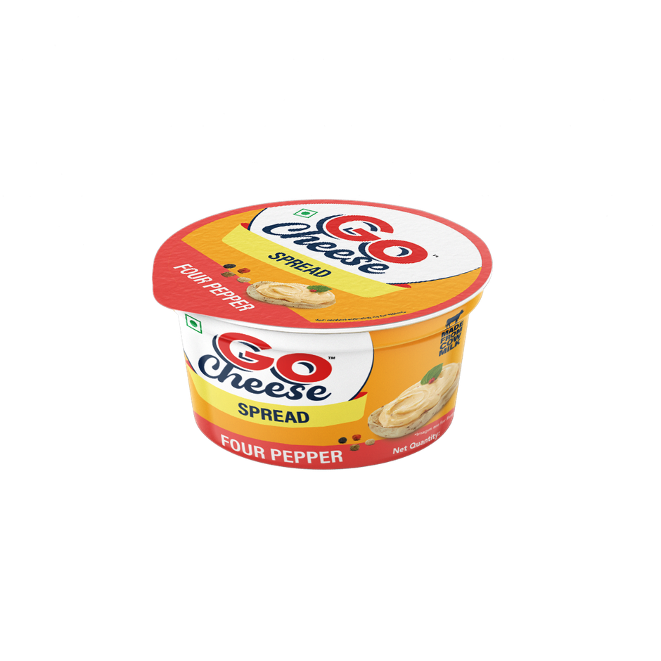 Go Cheese Spread - Four Pepper (Soft & Creamy)