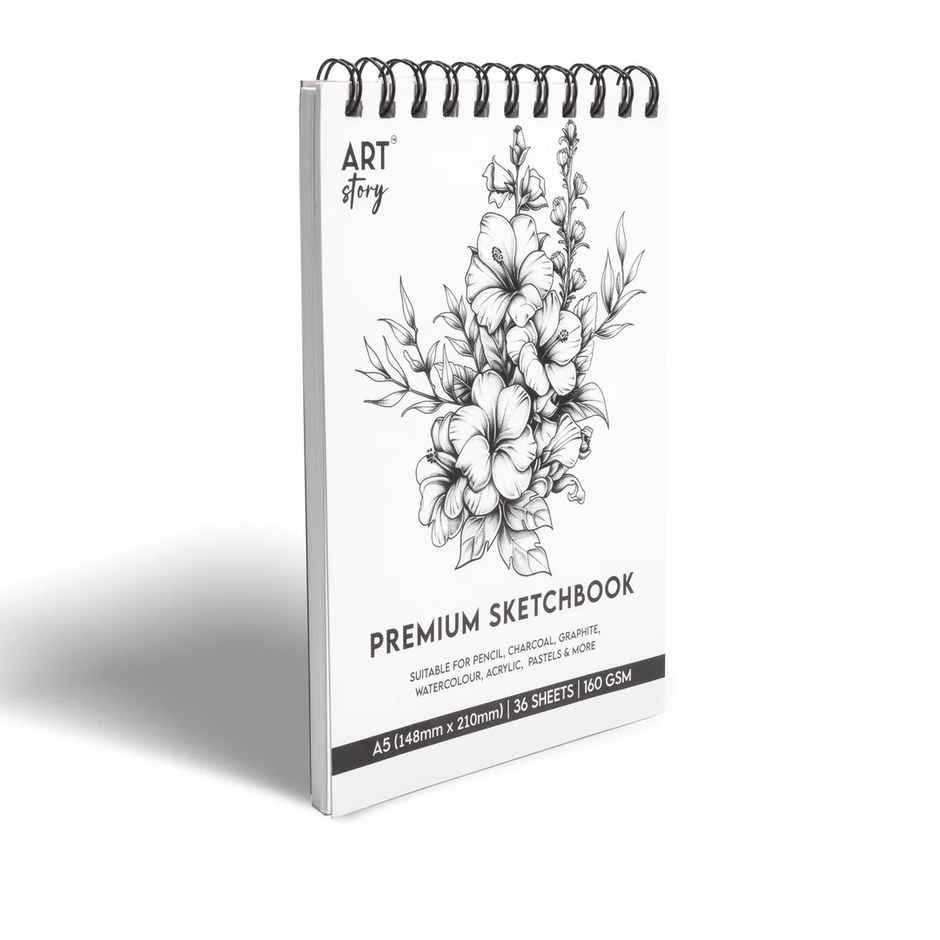 Itsy Bitsy Premium Sketchbook Top Wiro With Hanger A5 160gsm 36 Sheets