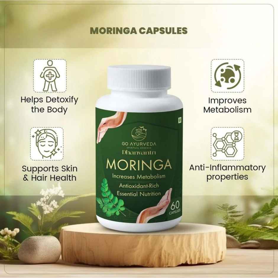 Go Ayurveda Dhanvantri Moringa Capsules