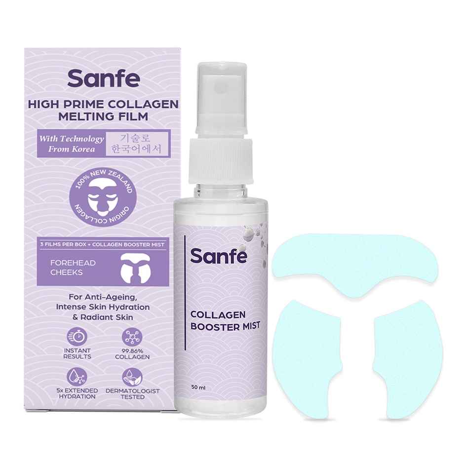 Sanfe High Prime Collagen Melting Film | 5X Hydrating Korean Skincare Overnight Face Mask