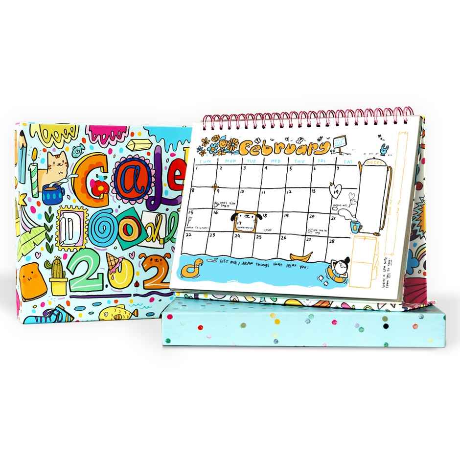 Alicia Souza 2026 Calendoodler 2-in-1 Desk Calendar
