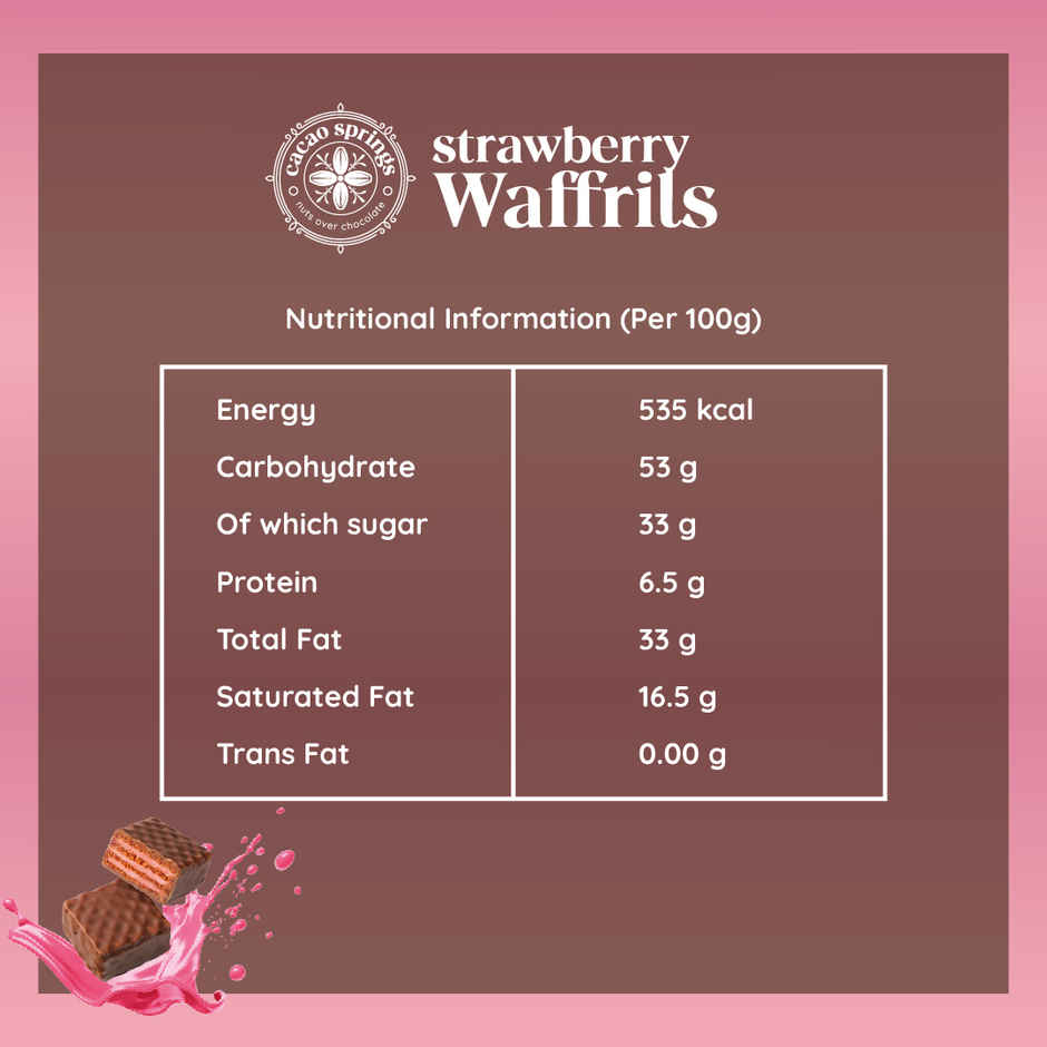 Cacao Springs Strawberry Waffrils