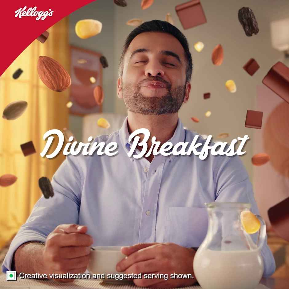 Kellogg's Chocolate Muesli | 12-in-1 Power Breakfast | India's No. 1 Muesli | Multigrain Breakfast Cereal